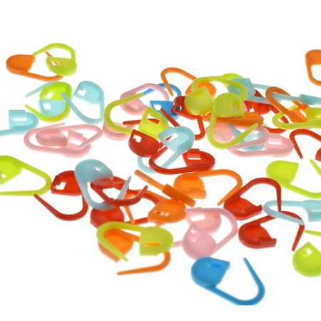 Stitch Holder Plastic Locking Marker For Crochet Knitting Craft Needle Clips DIY Stitch Holder Plastic Locking Marker For Crochet Knitting Craft Needle Clips DIY